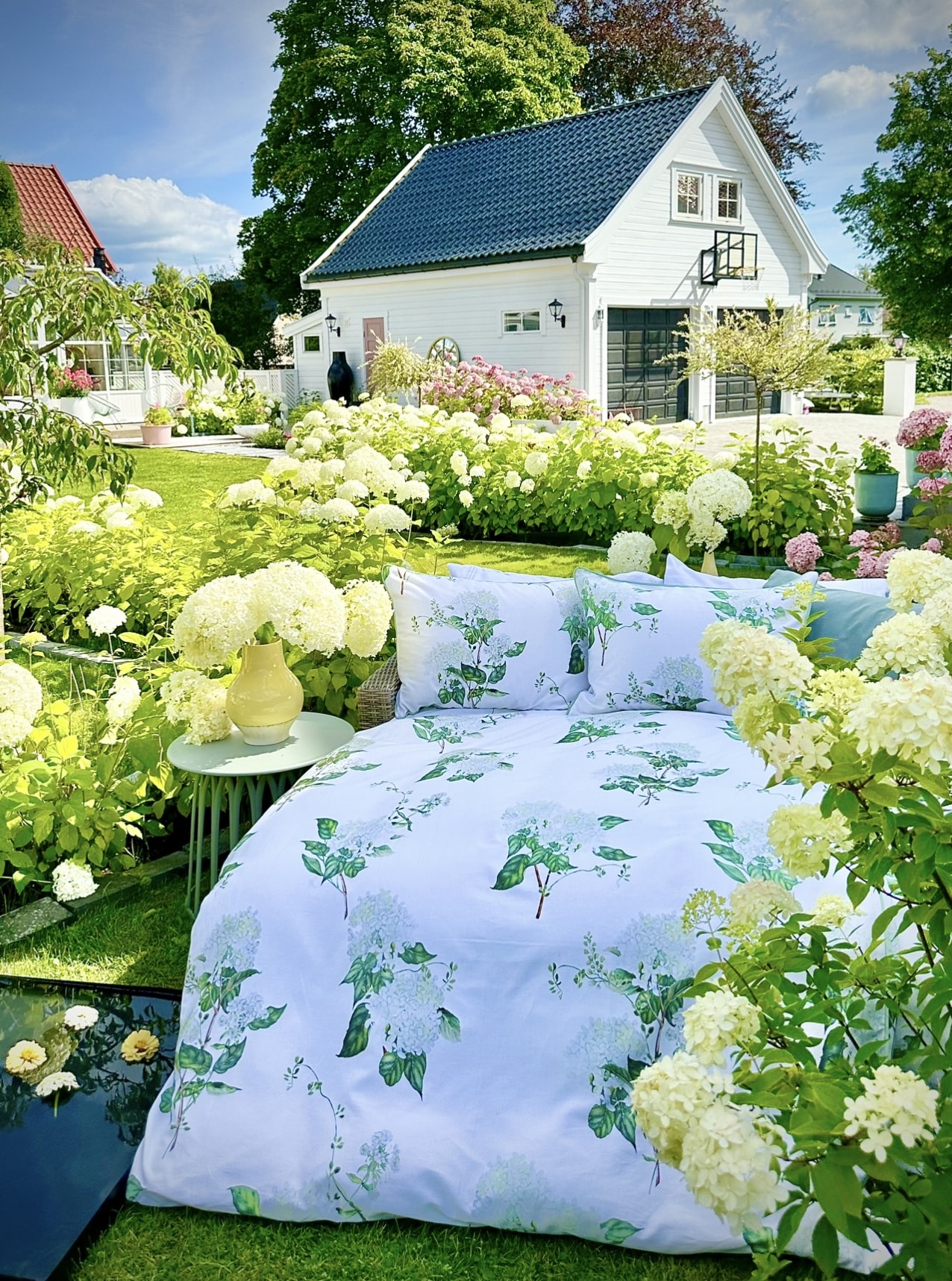 Hvit Annabelle sengesett 140 x 200 - Bilde 6