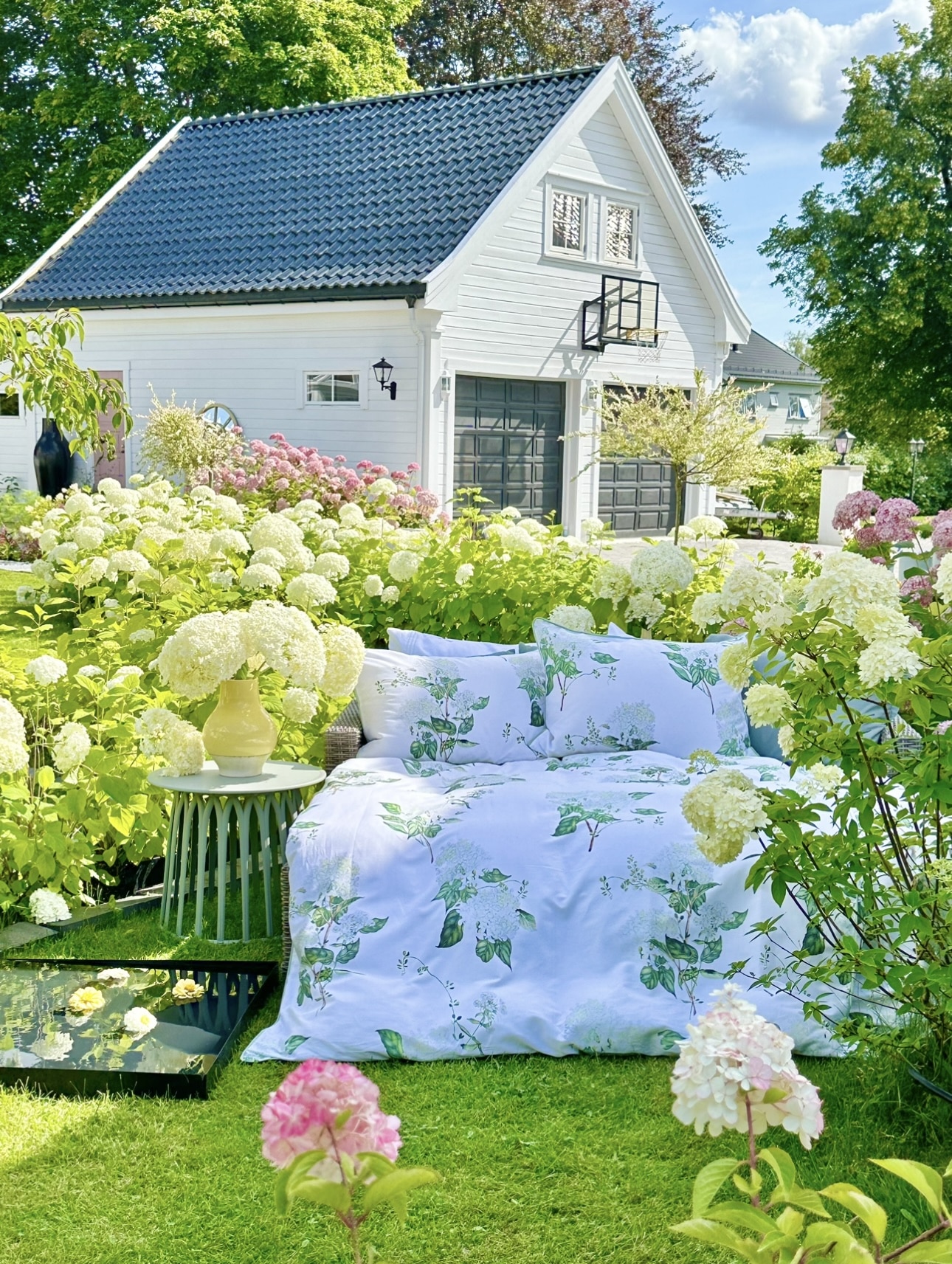 Hvit Annabelle sengesett 140 x 200 - Bilde 2